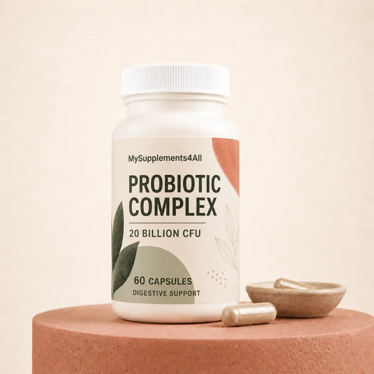 Probiotic Complex — 60 delayed-release capsules pack from My Supplements 4 All