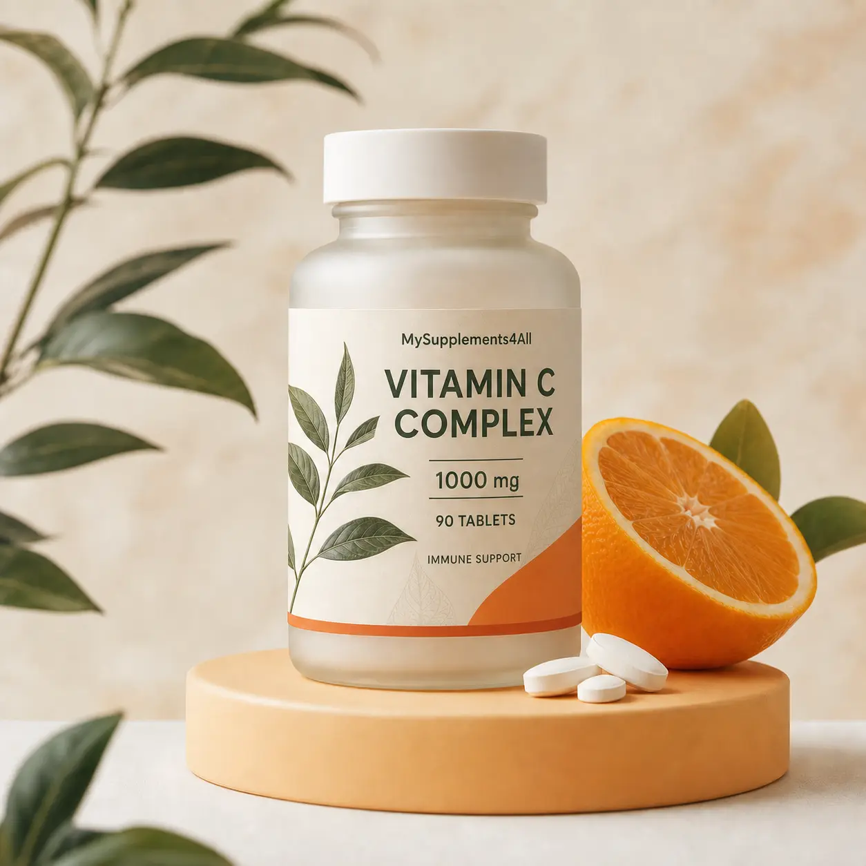 Vitamin C Complex — 120 capsules (1000mg) pack from My Supplements 4 All