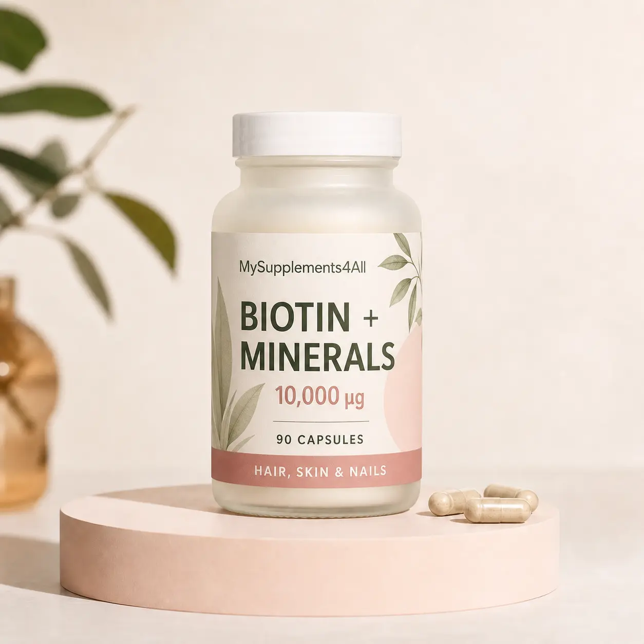 Biotin, Selenium and Zinc — 180 tablets pack from My Supplements 4 All
